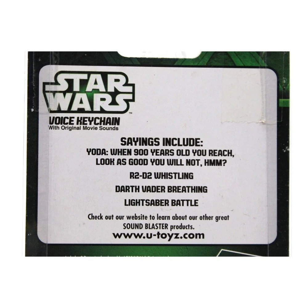 2013 Underground Toys Star‎ Wars Sound Blaster Yoda Voice Keychain SB-003